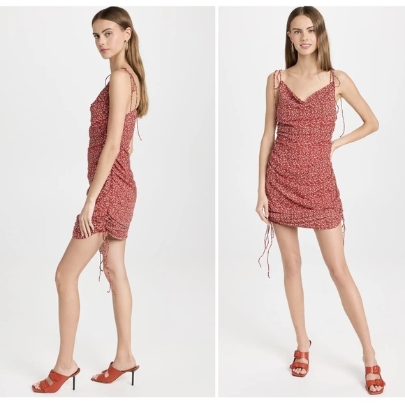 Endless Rose | NWT Floral Double Spaghetti Tie Mini Dress - Picture 2 of 6